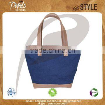 12 oz Dyed Canvas Tote Bag With Eva Padding & Inside Polyester Lining With PU Handle & Bottom With Top Zip Closure photo-2