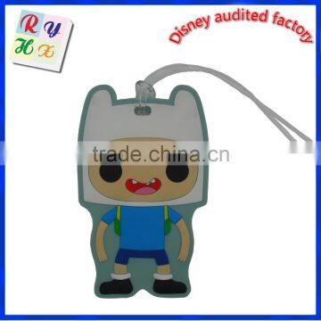 Hot Sale PVC Customized Personalized Cartoon Hang Luggage Tag photo-3