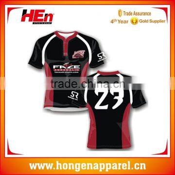 Hongen apparel Factory Price Wholse Rugby Jerseys with Custom Designs