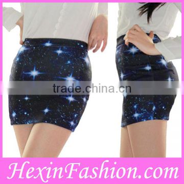 Wholesale Beautiful Galaxy Pictures of Long Skirts