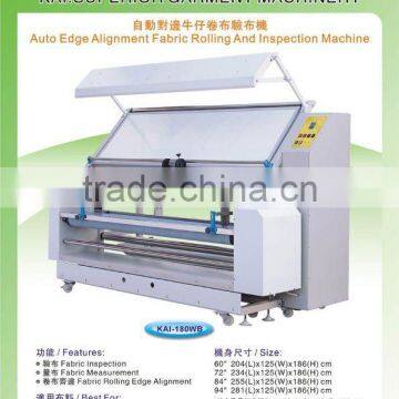 KAI-180WB knitting Fabric Inspection Machine In Garment Machinery