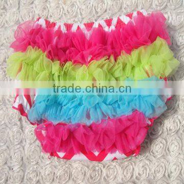 High Quality Girls' Cotton Woven Baby Ruffles Bloomers photo-3