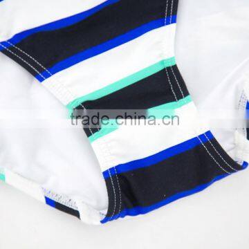 New Summer Beachwear Two Piece Stripe Kid Girl Bikini photo-3