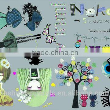 2016 Hot Sell Custom Plastisol Offset Heat Transfer Logo/Sticker photo-6
