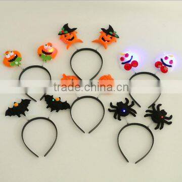 Small Halloween Toys Soft Plush Hairband Cute Halloween Series Plastic Hair Jewelry for 2016 Halloween Day's Promotion Gifts photo-2