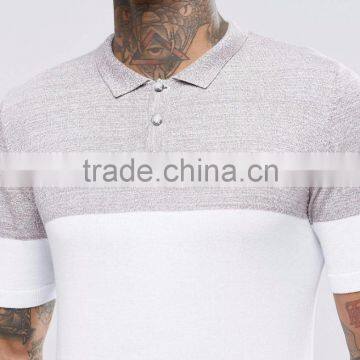 Wholesale Price High Quality Summer Custom Short Sleeve Contrast Color Cheap Mens Knit POLO Shirt photo-5