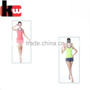 2017 New Women Yoga Set Sports Suits 3 Pcs Female Short-sleeved Summer Fitness photo-2