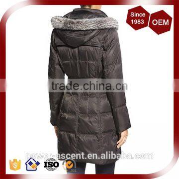 New Design Ladies Fashion Formal Long Parka Jacket photo-3