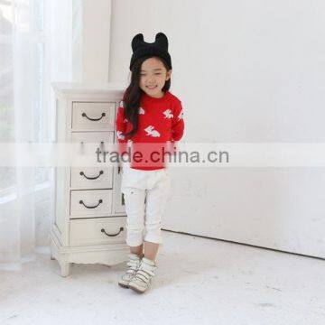 2016 New 3-7 Years Bohemia Style Sweater Cute Cartoon Cotton Girl Backing Sweater photo-3