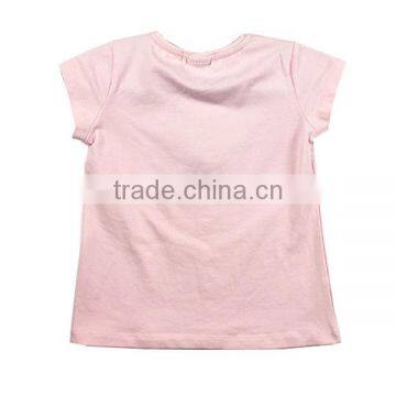 Girl Summer Short Sleeve Pink T-shirt photo-3