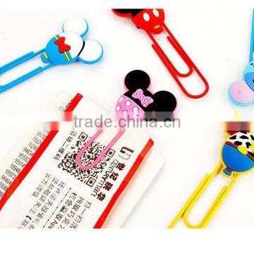 PVC Paper Clip Planner Mickey Shape Paper Clip Planner Accessories
