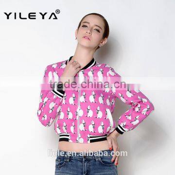 Latest Autumn Crop Style Causal Fashionable Jackets Women 2015 photo-4