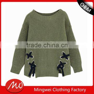 2017 Kids trending hot products new design woolen cute sweater for girls