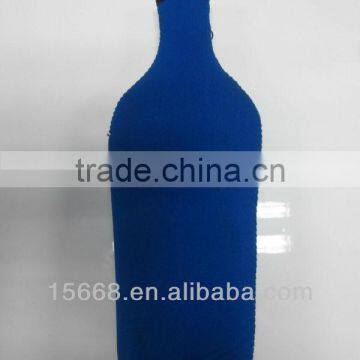 GR-B0113 wholesale neoprene bottle cover with zipper