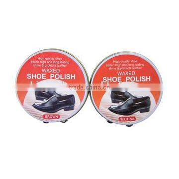 50ml (1.4oz) water proof shoe care polish cream in tin box