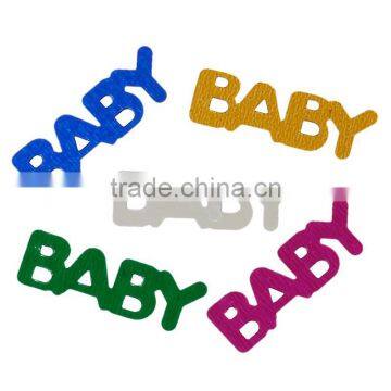 PVC Confetti Party Decoration Baby Shower Message "Baby" At Random photo-3