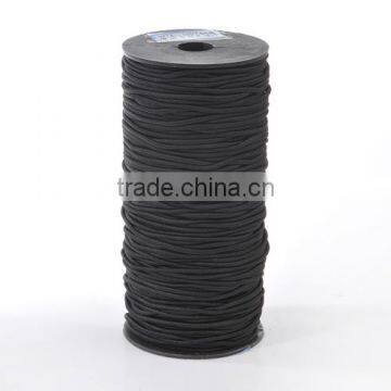 Black Rubber Elastic Rope