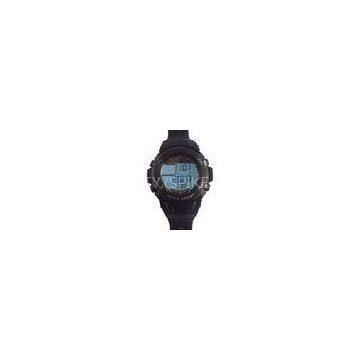 Black Wireless Pulse Measuring Watch LCD Blood Pressure Monitor
