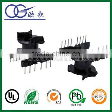 PQ2016 transformer bobbin for transformer,vertical,pin6+8