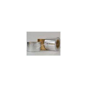 Greaseproof Metallized Bright Gold Aluminum Foil Paper  For Meat Baking