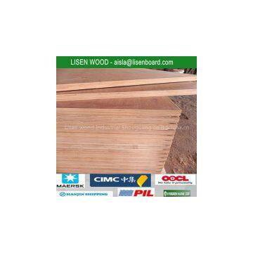 Apitong plywood container floorboard, 28mm marine container wood panel