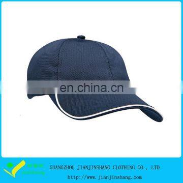 OEM Design Polyester Mesh Fiber Lightweight Golf Cap In Nvy Blue