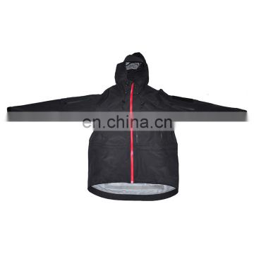 Man Poly Jacket with Fixed Hood