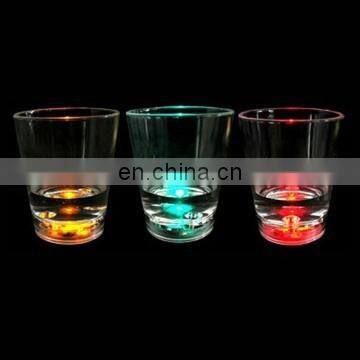 flash icecream glass plastic led glass