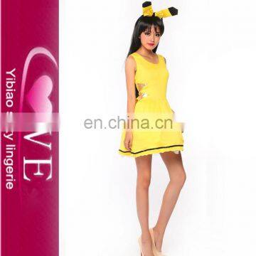 Women Sexy Animal Catch Me Honey Pikachu Mascot Costume