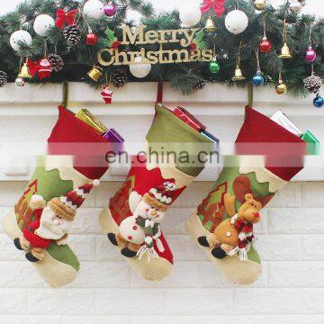 Graceful Christmas Tree Decoration Santa Claus Snowman Elk Stocking