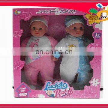 doll baby window box with clothes