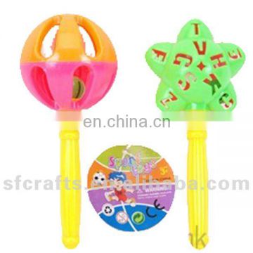 Non-toxic plastic baby rattle toys