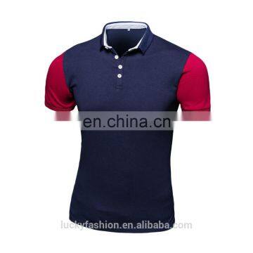 Custom Men's Fashion Short Sleeve Star Printed Polo T Shirt