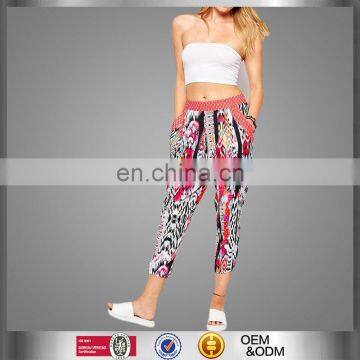 2016 New Comfortable Styles Women's Summer Pants Breathable Print Beach Pants