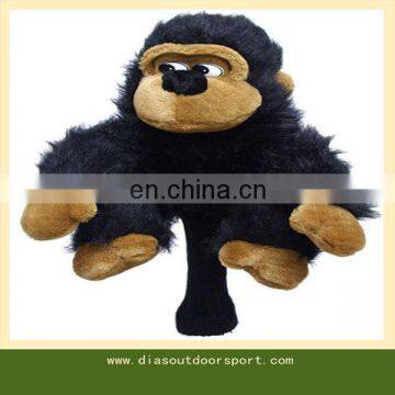 Black orangutan knitted animal head cover