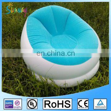 Sunway Outdoor & indoor Inflatable Chair for Adult Flocking Soft Chair