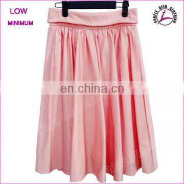 Stretch Satin Latest Long Skirt Design Women Umbrella Skirt photo-2
