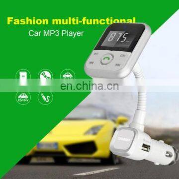 Drop Shipping Bluetooth Car MP3 player,5V 2.1A USB Car Charger,Univeral FM Transmitter with Remote Controller for Mobile Phone