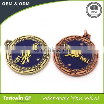 Promotional Cheap Custom Logo Medal With Antique Brass Plating photo-4