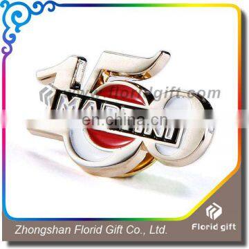 High Quality Gun Brand Logo Round Shape Custom Metal Tag Badge photo-2
