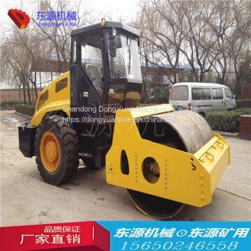 Jinan 8 ton single - wheel roller machine 8t compaction characteristics