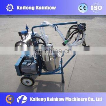 Stainless Steel Double Single Bucket Portable Goat Cow Milking Machine