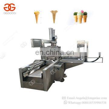Factory Supply Sweet Waffle Mould Cone Making Machine Full Automatic Ice Cream Cone Wafer Product Line photo-6