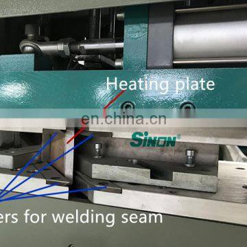 Double Head Seamless PVC Window Corner Soldering Machine for Colored PVC