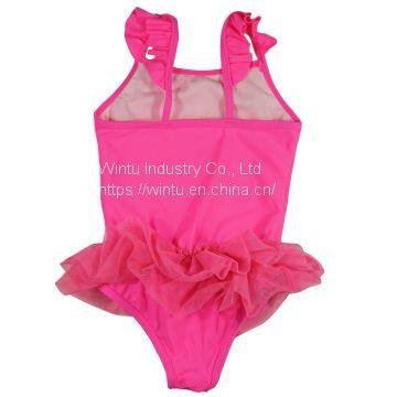 Cute Juniors Swimsuits Ruffle Swimming Costume photo-2