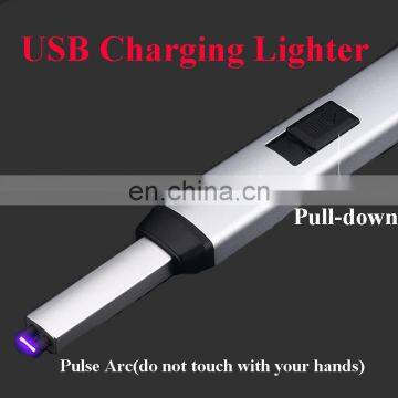 Usb Double Arc Electronic Home and Kitchen Lighter Men's Business Hgh-end Rechargeable Lighters