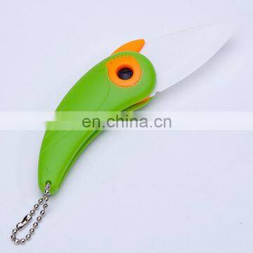 Wholesale Bird Shaped Creative Kitchen Gadgets Bird Kitchen Ceramic Knife Food Fruit Vegetable Gadgets