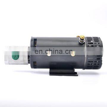 24В 4кВт высокомоментный постоянный электродвигатель ZD2973H С ГИДРОНАСОСОМ photo-3