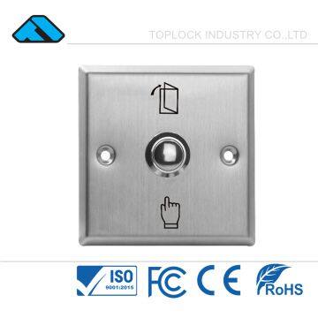Stainless Steel Push Button Switch Door Lock Exit Button for Security System