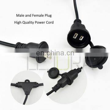 Customized PVC Rubber Cable IP65 Waterproof Outdoor Garden Pation Lights String photo-4